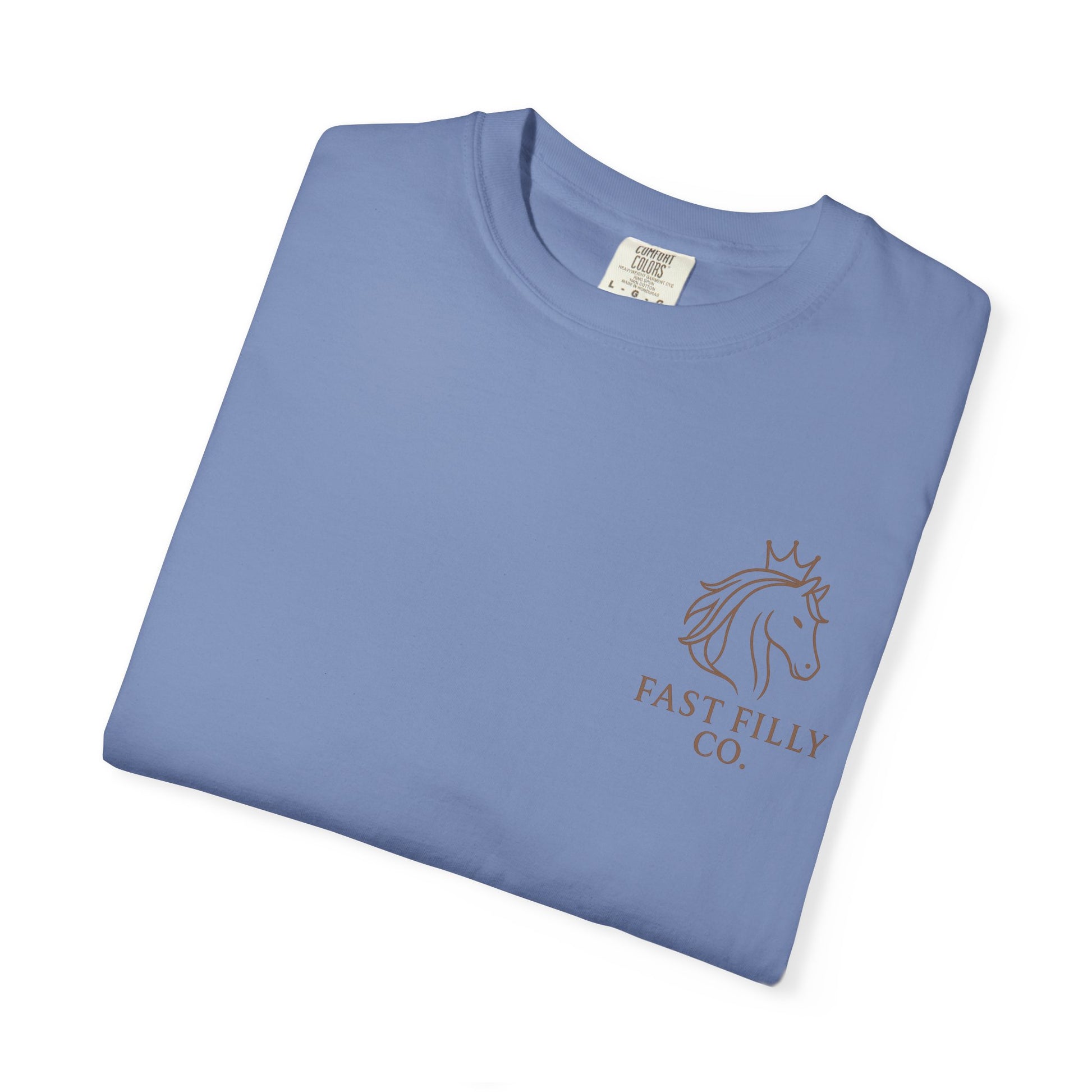 Unisex Garment-Dyed T-Shirt, Casual Tee, Animal Tee, Summer Shirt, Gift for Horse Lovers, Unique Unicorn Design