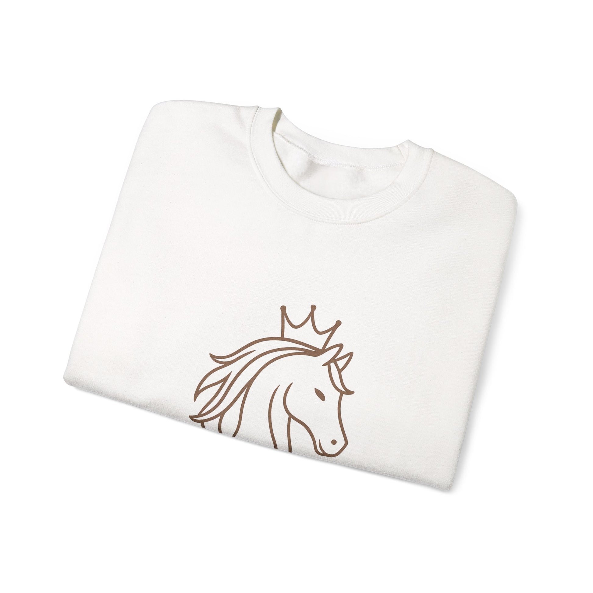Stylish Unisex Sweatshirt, Cozy Sweatshirt for Horse Lovers, Perfect Gift for Birthdays, Everyday Wear, Fast Filly Co. Design