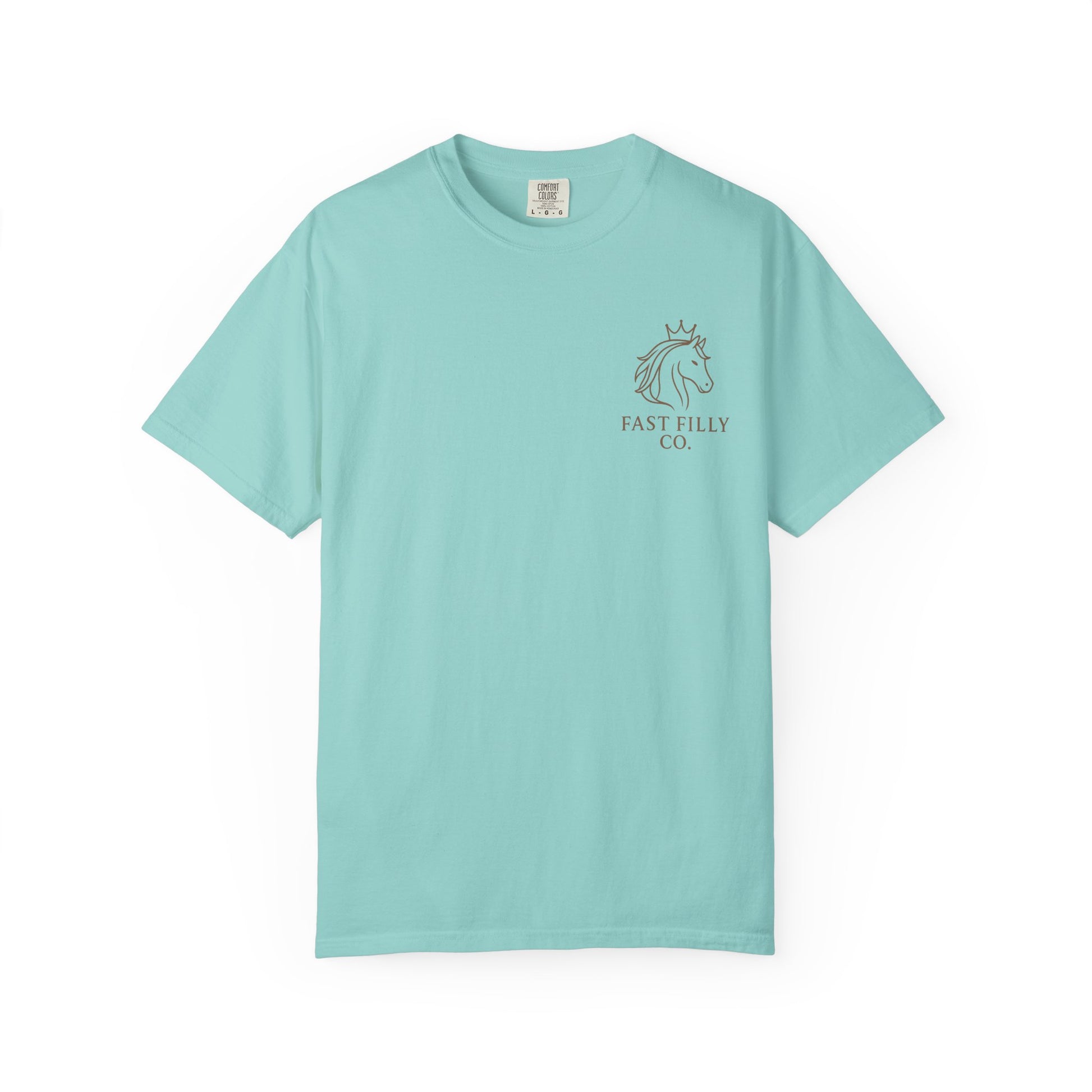 Unisex Garment-Dyed T-Shirt, Casual Tee, Animal Tee, Summer Shirt, Gift for Horse Lovers, Unique Unicorn Design