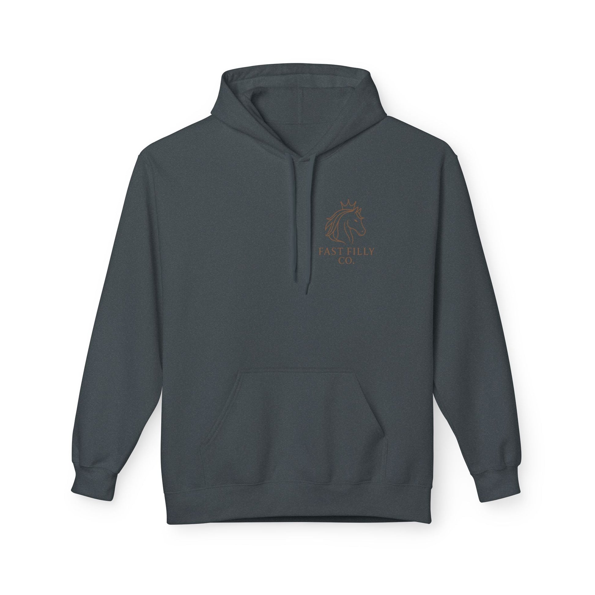 Equestrian Spirit Fleece Hoodie, Cozy Horse Lover Gift, Unisex Hoodie, Equine Apparel, Horseback Riding Sweater