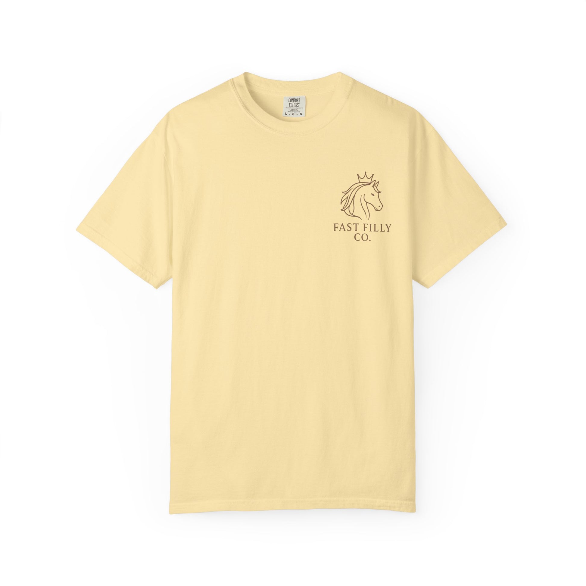Unisex Garment-Dyed T-Shirt, Casual Tee, Animal Tee, Summer Shirt, Gift for Horse Lovers, Unique Unicorn Design