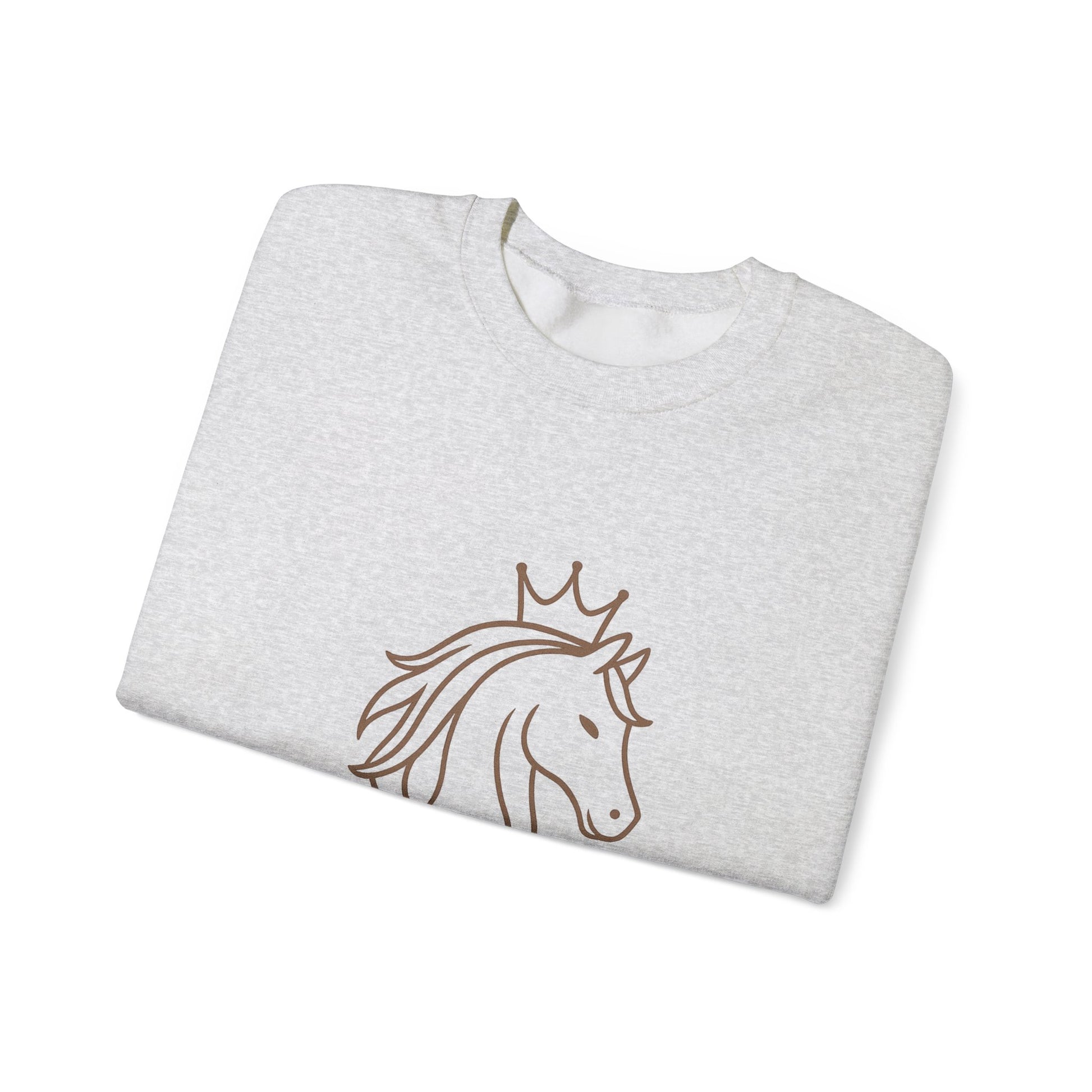 Stylish Unisex Sweatshirt, Cozy Sweatshirt for Horse Lovers, Perfect Gift for Birthdays, Everyday Wear, Fast Filly Co. Design