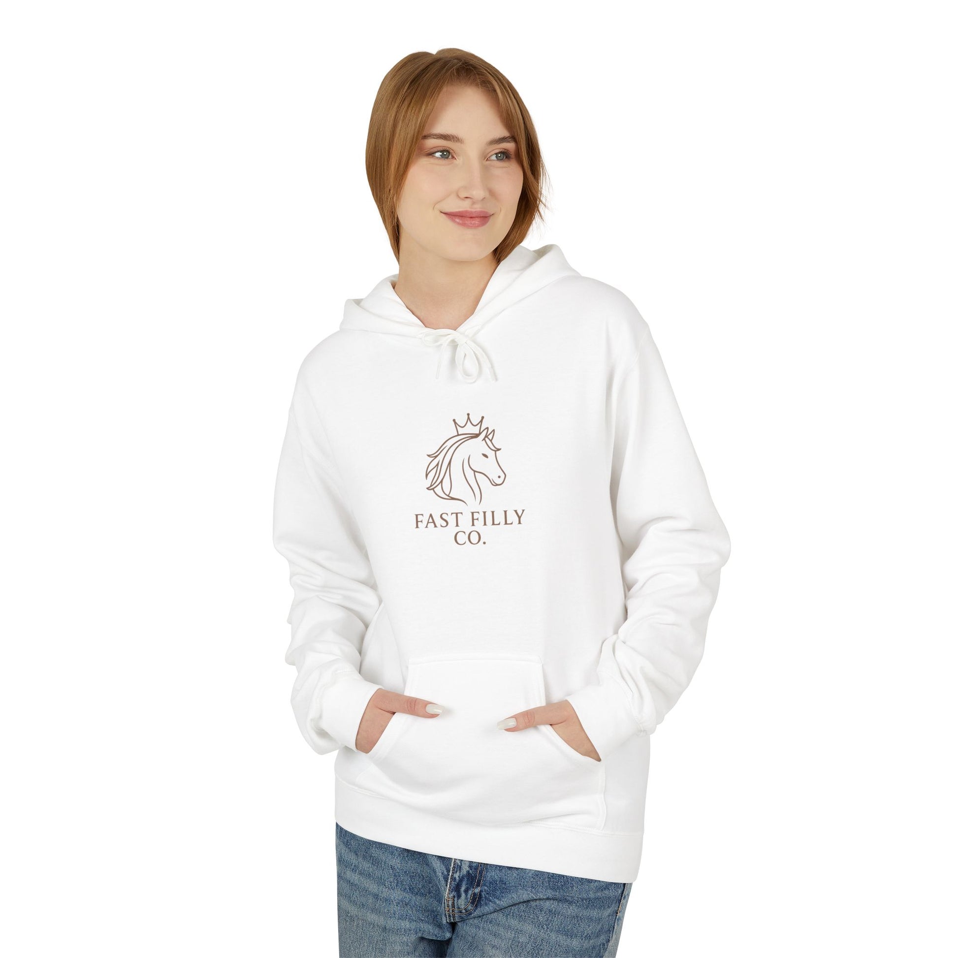 Cozy Unicorn Fleece Hoodie - Soft Midweight Pullover, Perfect for Gifts, Casual Wear, Fall/Winter Wardrobe, Unicorn Lovers, Daily Comfort