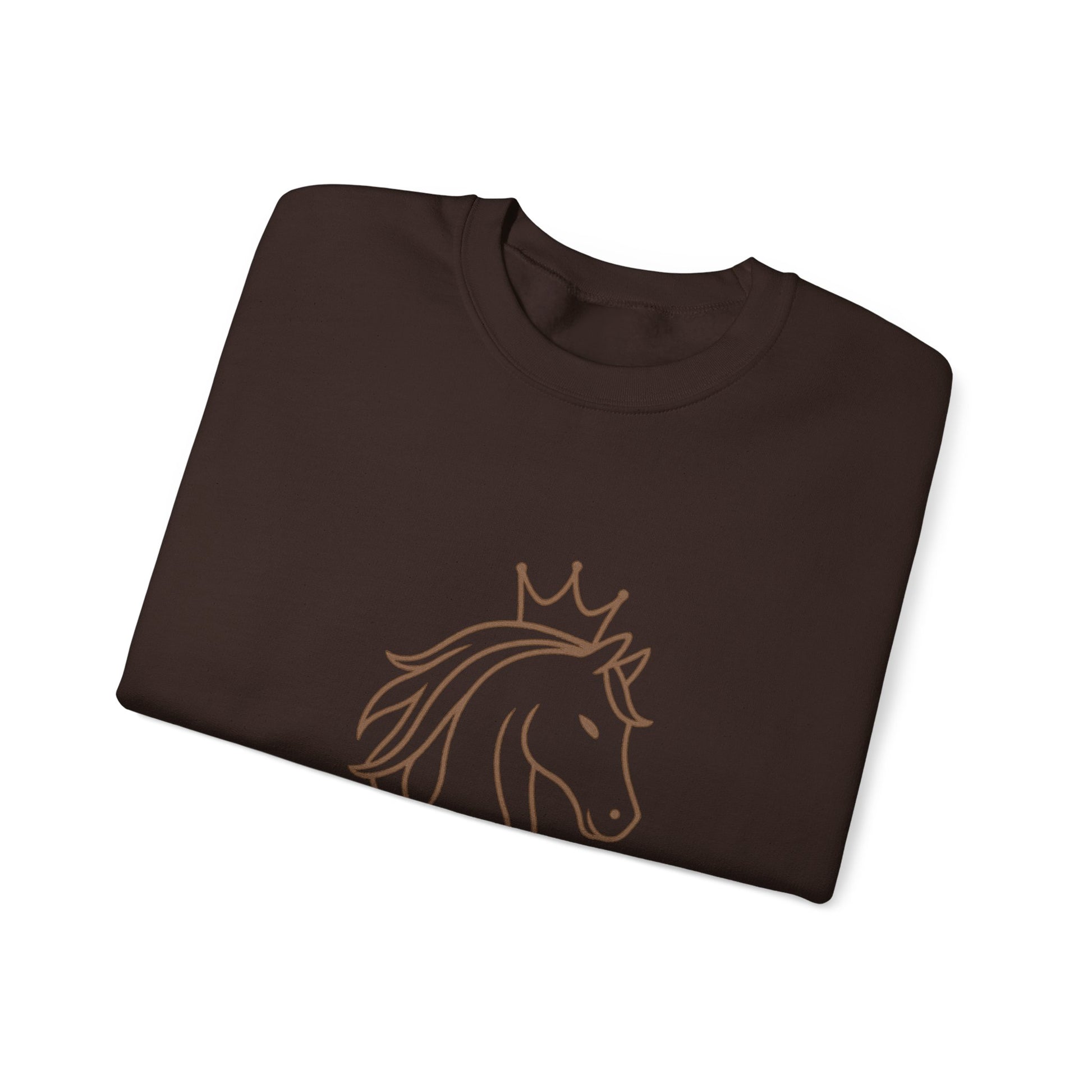 Stylish Unisex Sweatshirt, Cozy Sweatshirt for Horse Lovers, Perfect Gift for Birthdays, Everyday Wear, Fast Filly Co. Design