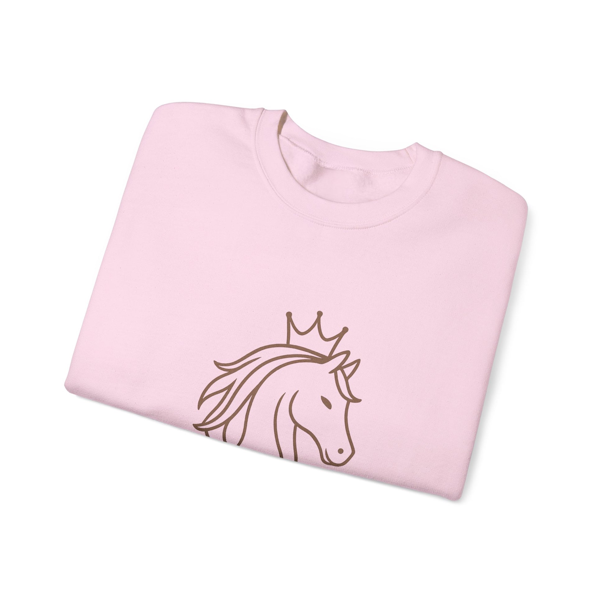 Stylish Unisex Sweatshirt, Cozy Sweatshirt for Horse Lovers, Perfect Gift for Birthdays, Everyday Wear, Fast Filly Co. Design