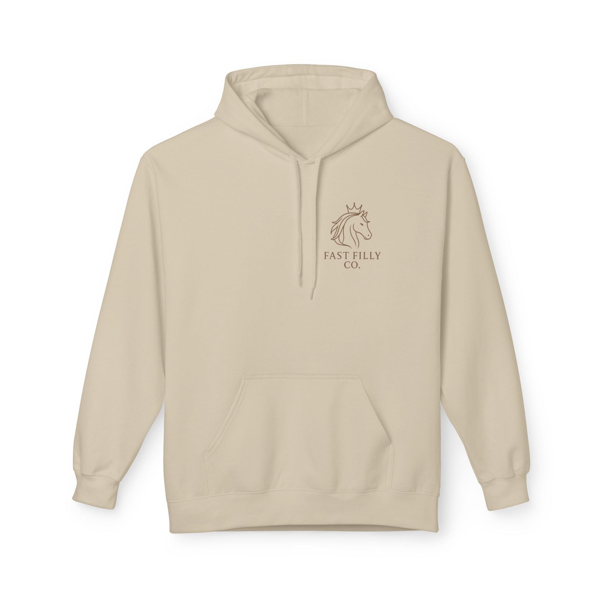 Equestrian Spirit Fleece Hoodie, Cozy Horse Lover Gift, Unisex Hoodie, Equine Apparel, Horseback Riding Sweater