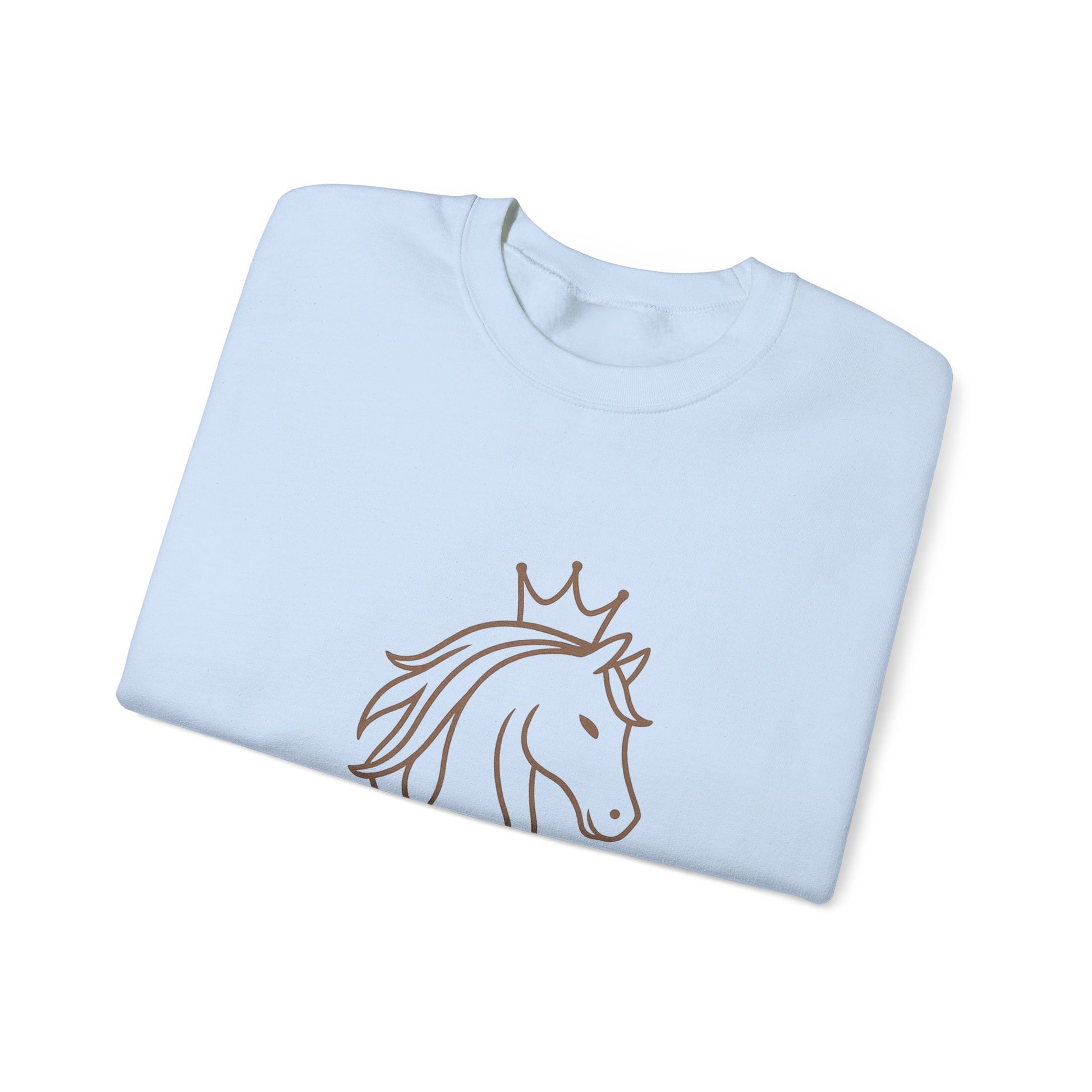 Stylish Unisex Sweatshirt, Cozy Sweatshirt for Horse Lovers, Perfect Gift for Birthdays, Everyday Wear, Fast Filly Co. Design