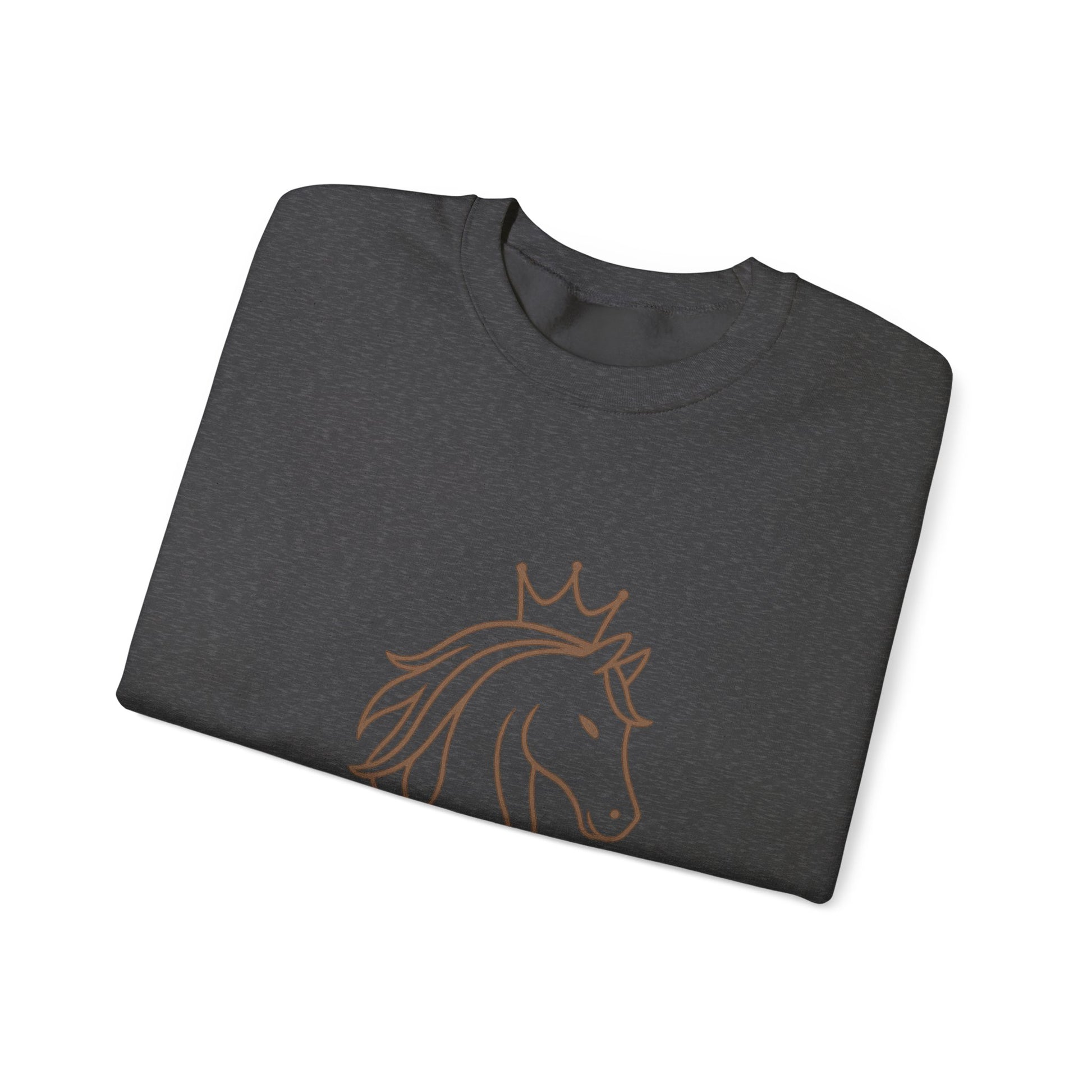 Stylish Unisex Sweatshirt, Cozy Sweatshirt for Horse Lovers, Perfect Gift for Birthdays, Everyday Wear, Fast Filly Co. Design