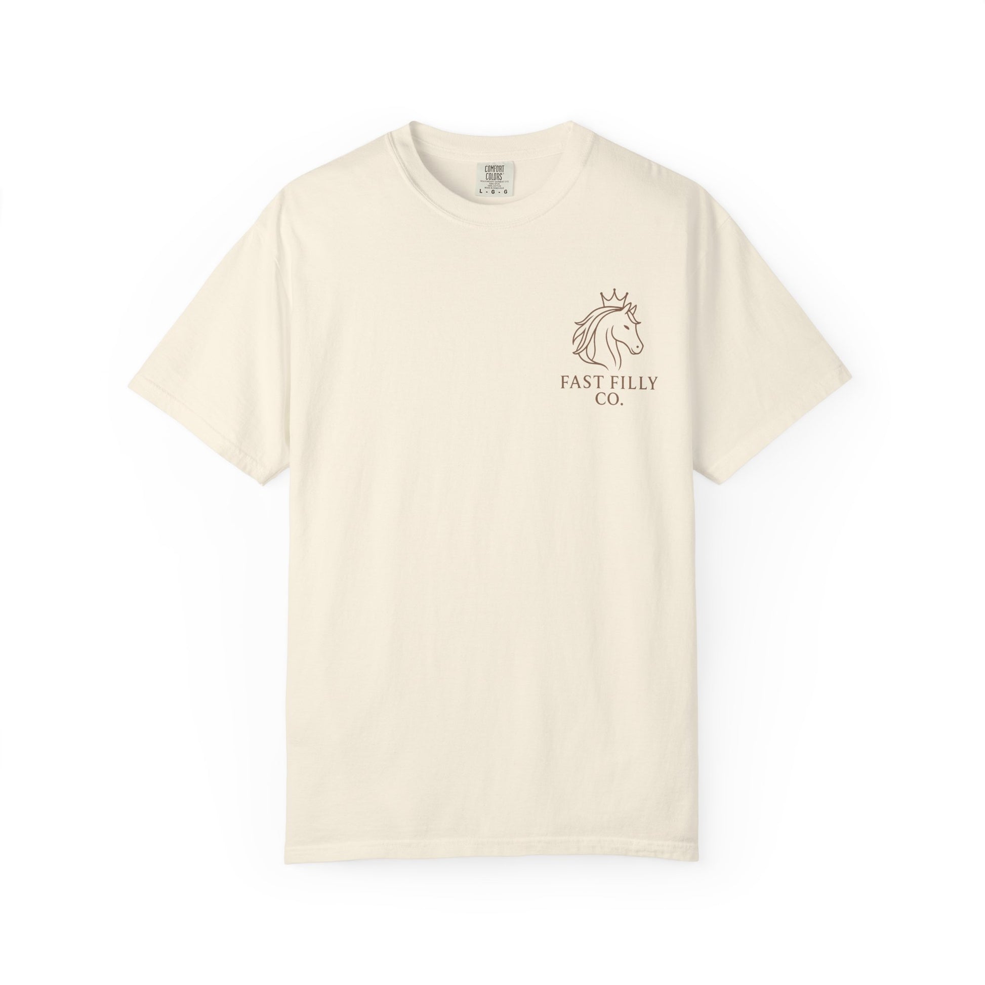 Unisex Garment-Dyed T-Shirt, Casual Tee, Animal Tee, Summer Shirt, Gift for Horse Lovers, Unique Unicorn Design