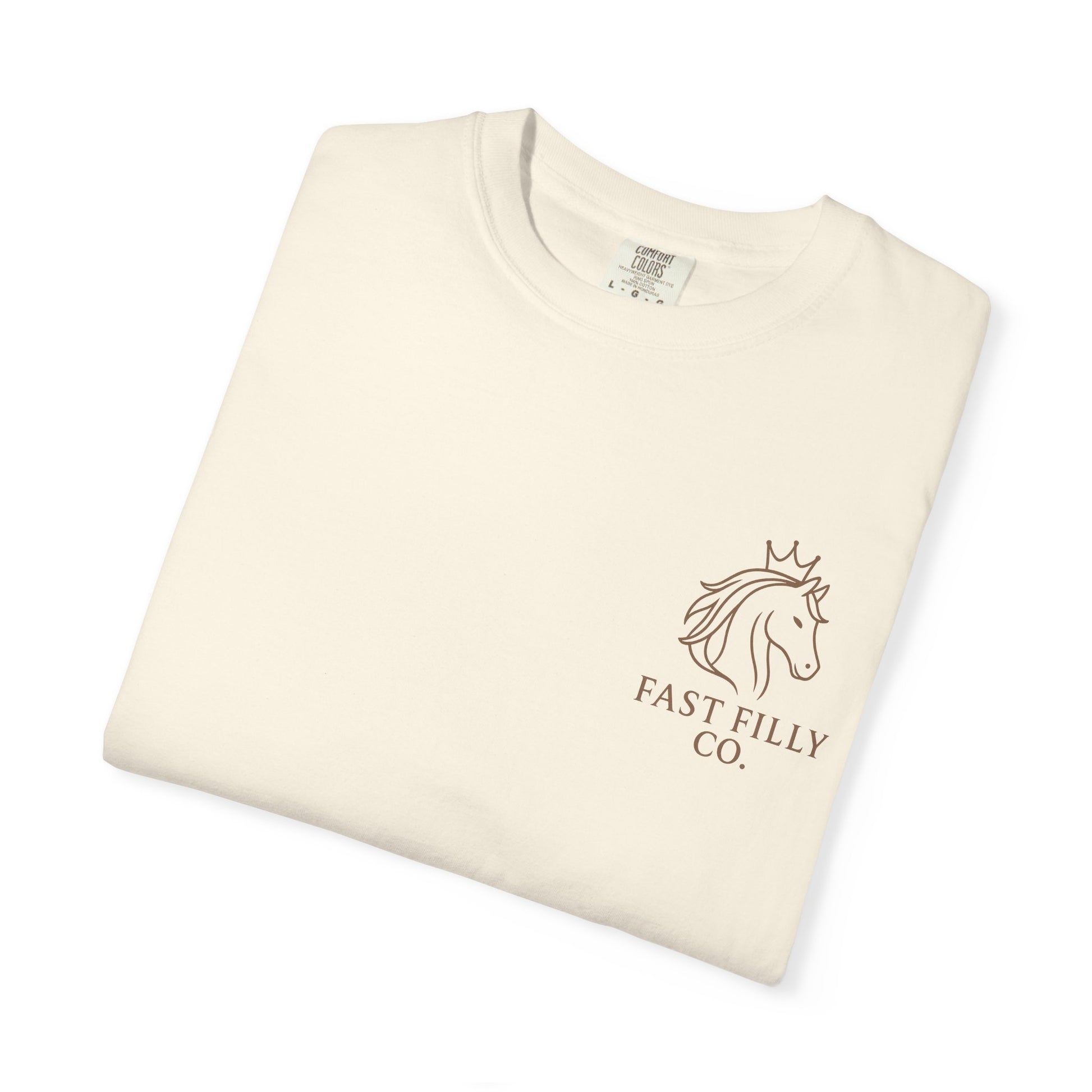 Unisex Garment-Dyed T-Shirt, Casual Tee, Animal Tee, Summer Shirt, Gift for Horse Lovers, Unique Unicorn Design