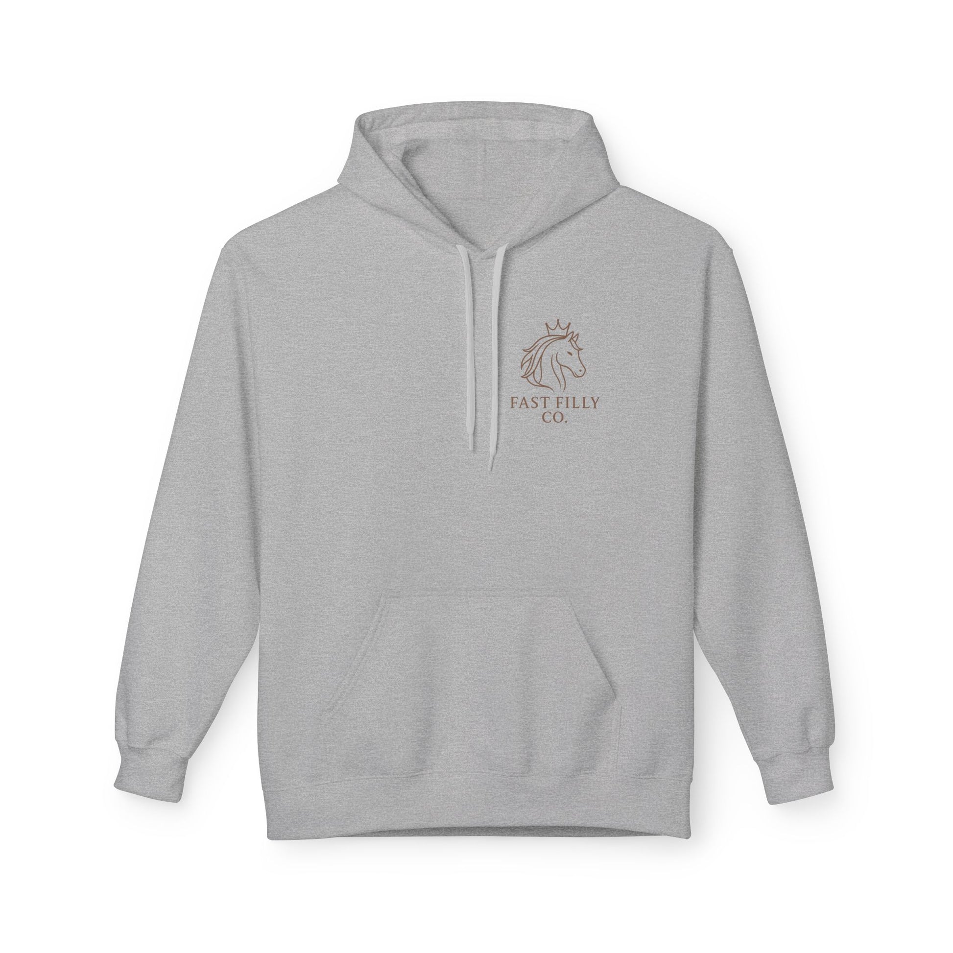 Equestrian Spirit Fleece Hoodie, Cozy Horse Lover Gift, Unisex Hoodie, Equine Apparel, Horseback Riding Sweater