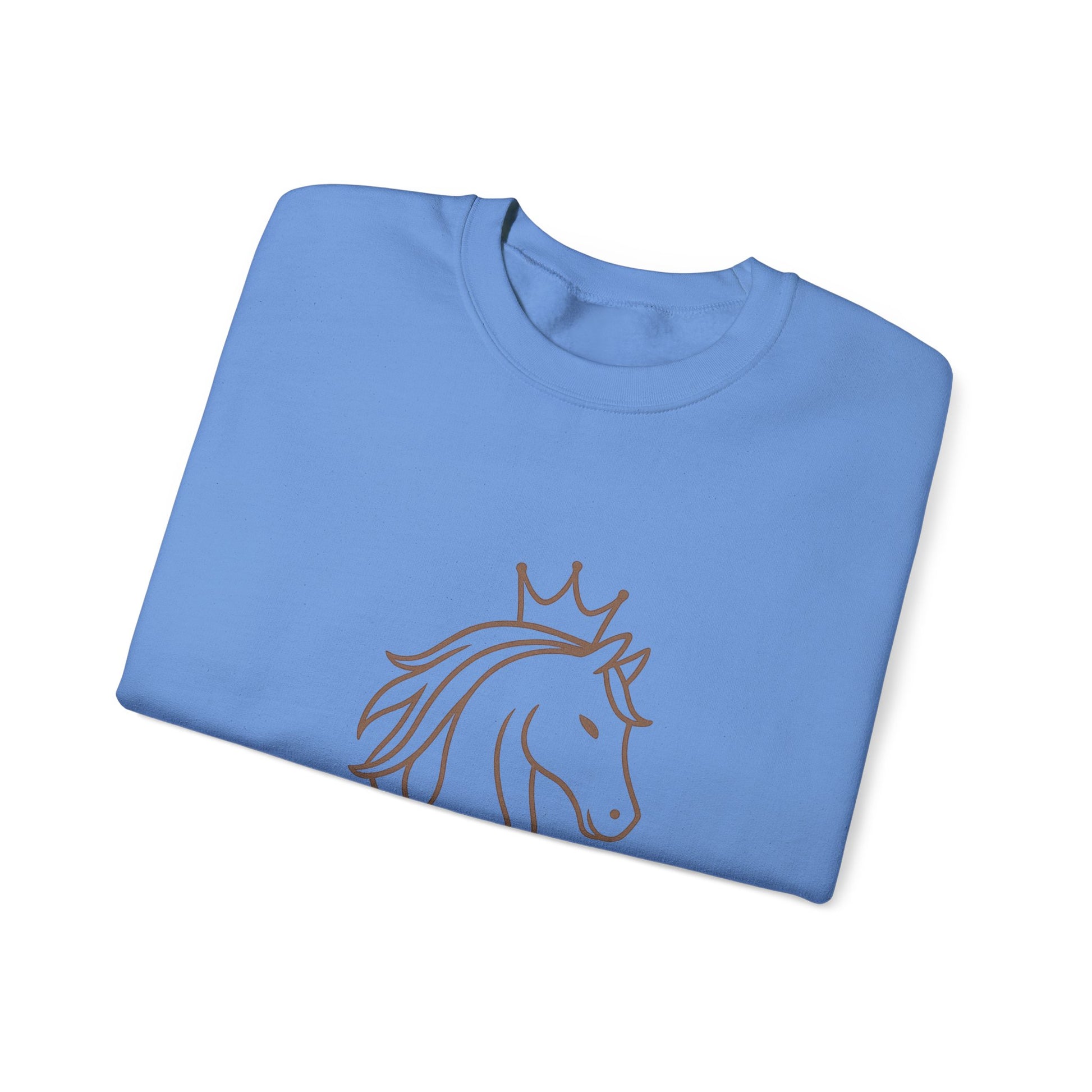 Stylish Unisex Sweatshirt, Cozy Sweatshirt for Horse Lovers, Perfect Gift for Birthdays, Everyday Wear, Fast Filly Co. Design