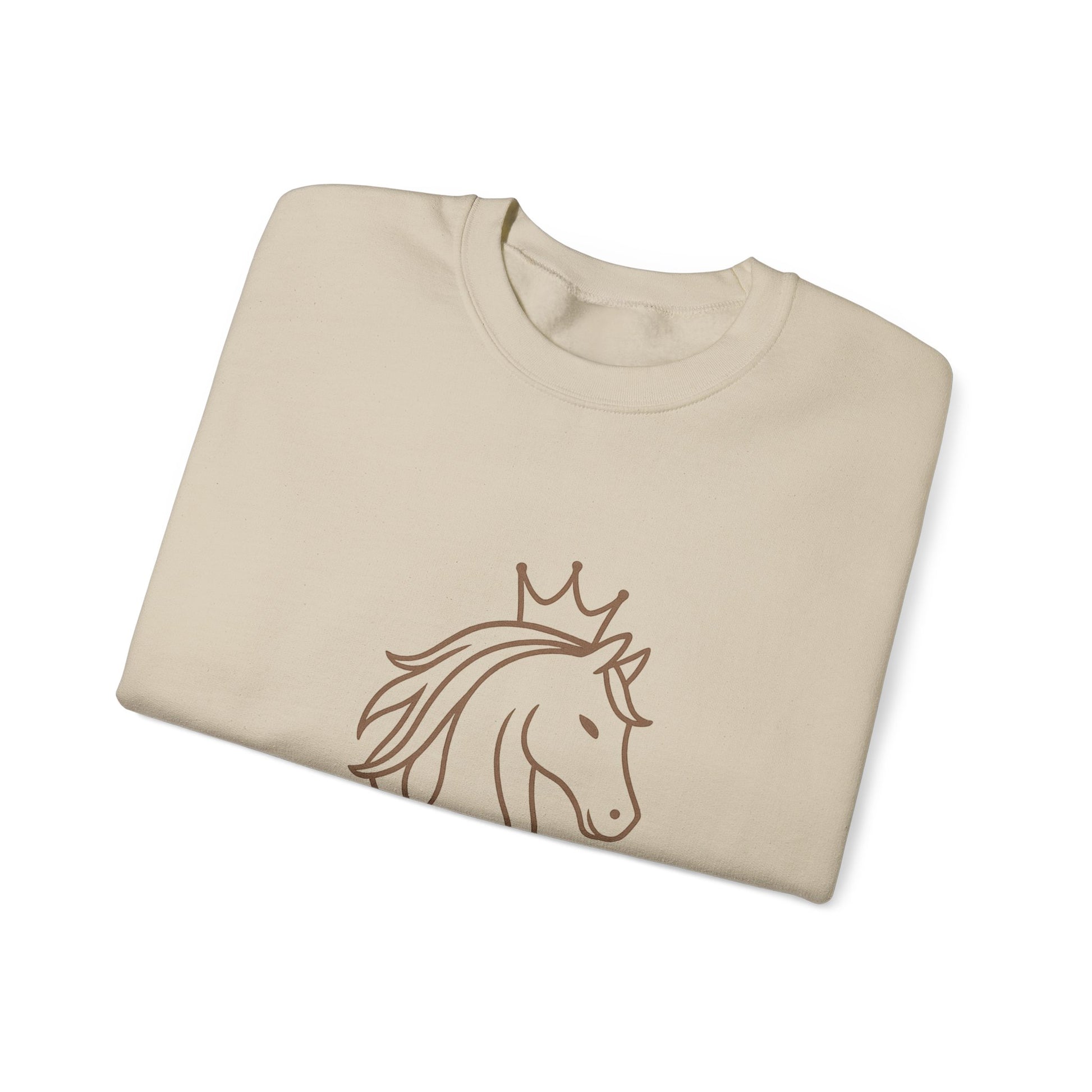 Stylish Unisex Sweatshirt, Cozy Sweatshirt for Horse Lovers, Perfect Gift for Birthdays, Everyday Wear, Fast Filly Co. Design
